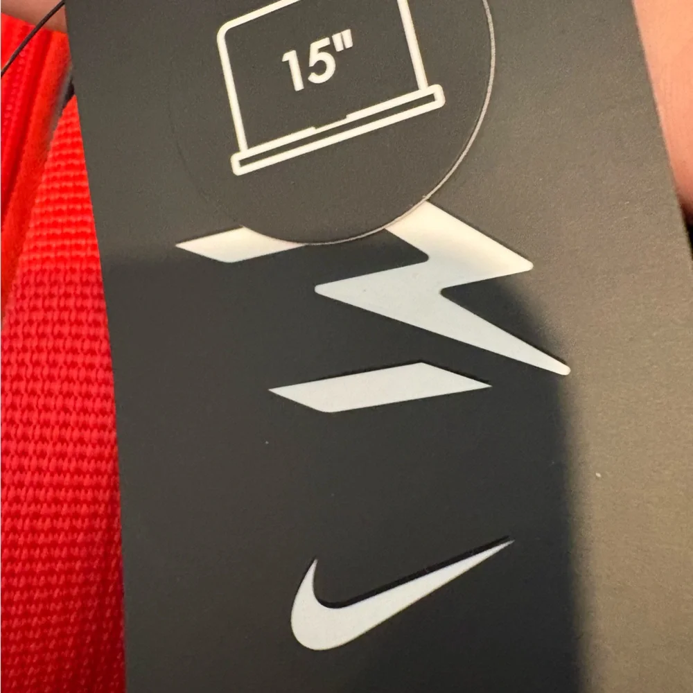 Nike 3Brand Red and Gray Camo Backpack